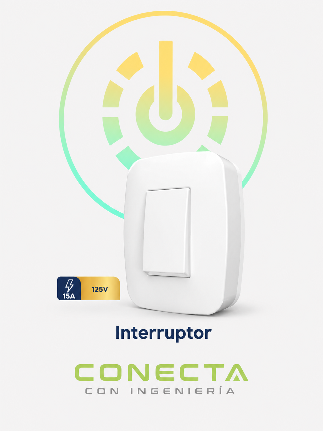 Interruptor | Sobreponer | 125V