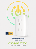 Toma Sencilla | Polo a Tierra | 125V