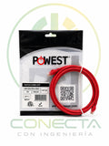 PATCH CORD UTP CAT 6A 7FT ROJO
