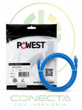 PATCH CORD UTP CAT 6 3FT AZUL