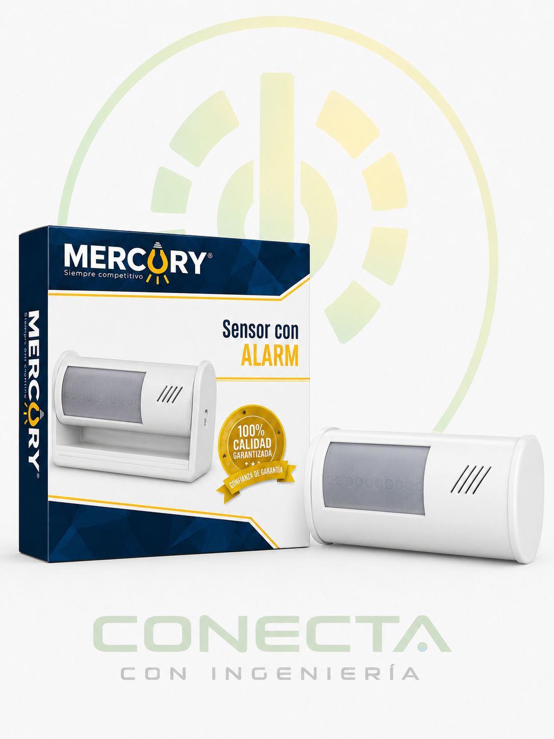 SENSOR CON ALARMA "60°" / 9V BATERIA