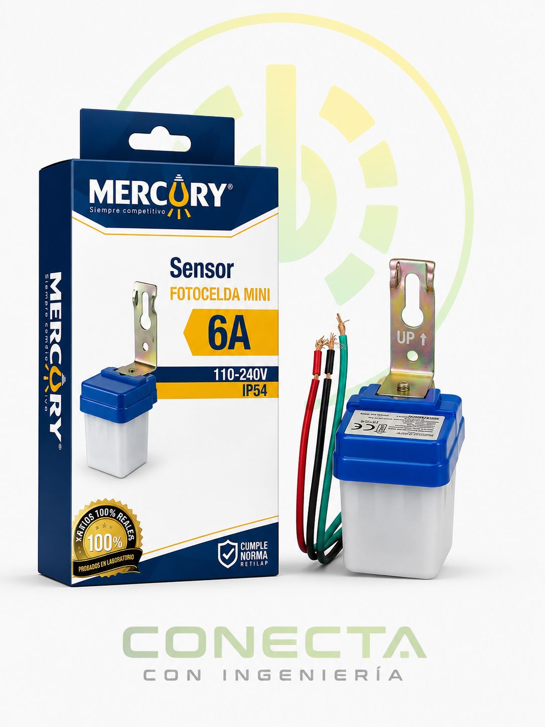 SENSOR FOTOCELDA MINI | 6A - 110/240V