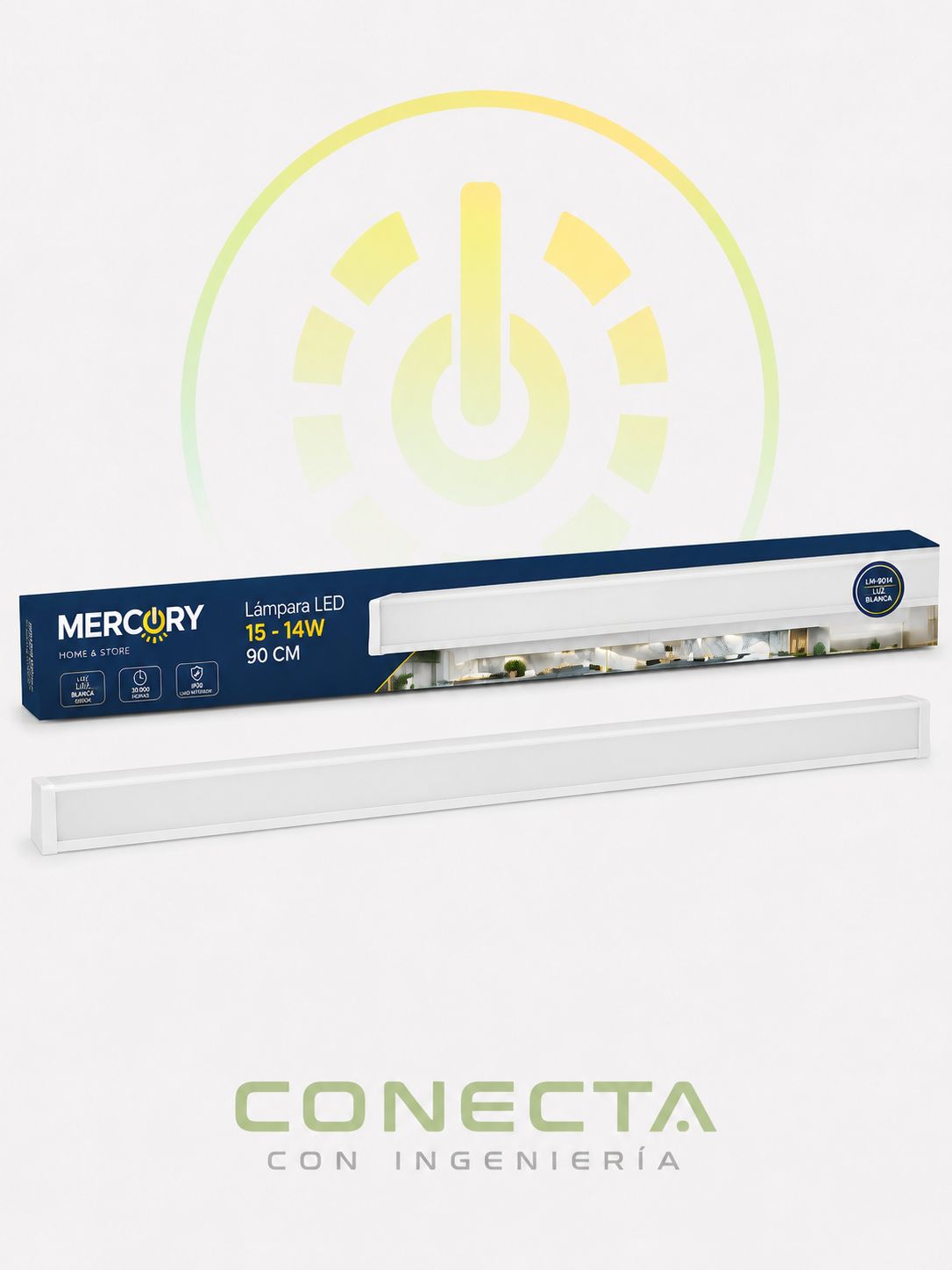 LAMPARA LED | T5  | 90 CM | LUZ BLANCA | 14W