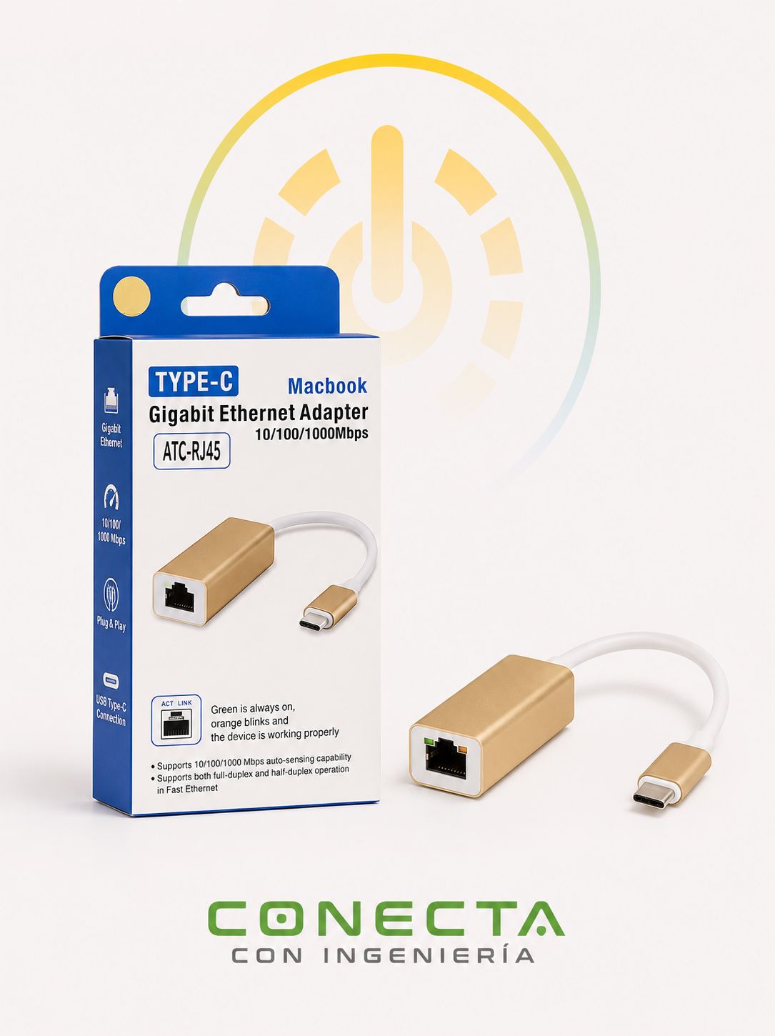 ADAPTER | TYPE-C |10/100/1000MBPS